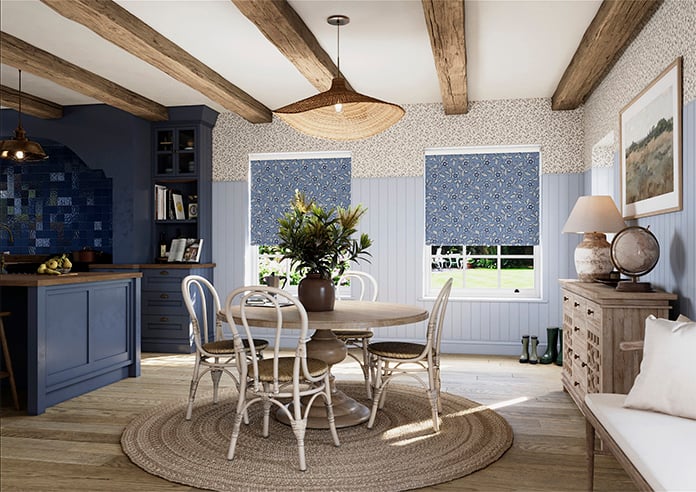 Land & Shore River (Blackout), Blue Red - Twist&Fit Roller Blind - Image 7